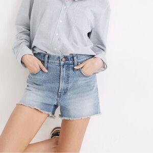 Madewell Perfect Jean short. True to size.